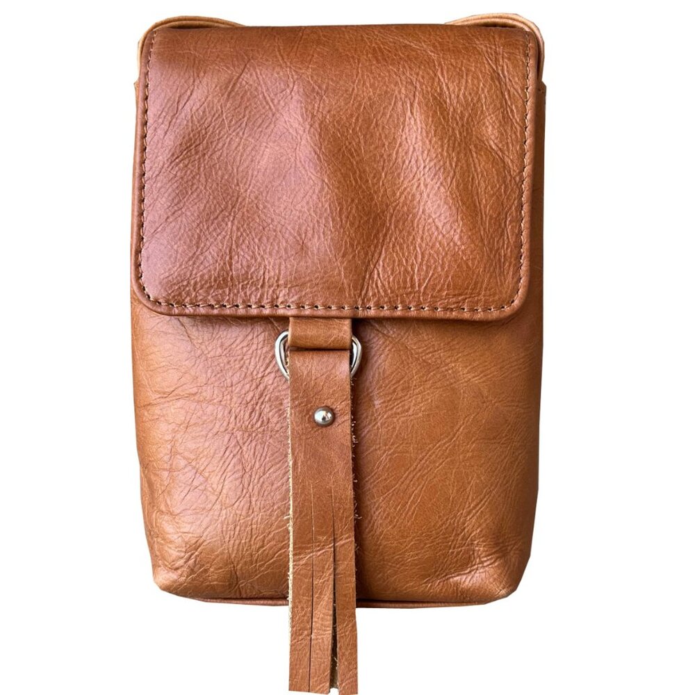 Roma Leather Crossbody Purse